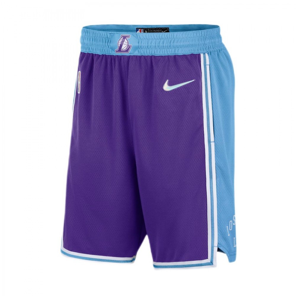 Men's Los Angeles Lakers Purple 2021/22 Diamond Swingman Shorts - City Edition-Pro Kit Vault | Brand New 26/27 Sports Jerseys